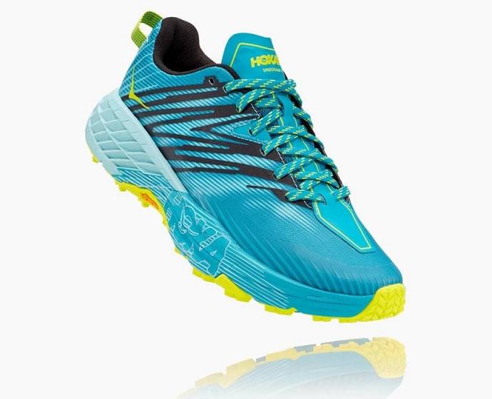 Hoka Aqua Speedgoat 4 Siroke Topanky Trailove Bezecke Tenisky Damske Hnedožltý | Slovensko-5049371