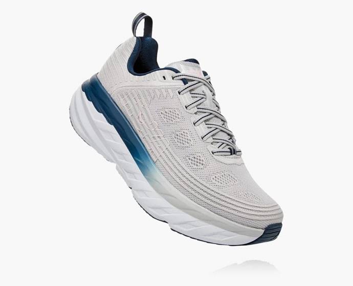 Hoka Bondi 6 Siroke Topanky Cestne Bezecke Topanky Damske Biele | Slovensko-0597426