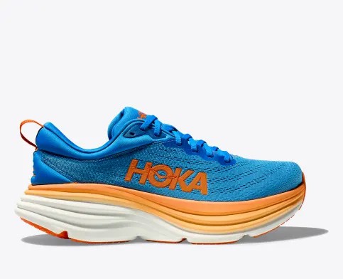 Hoka Bondi 8 Bezecke Topanky Panske Modre Oranžové | Slovensko-0374615