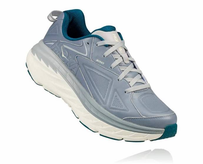 Hoka Bondi Kozene Vychadzkove Topanky Damske Modre | Slovensko-6053249