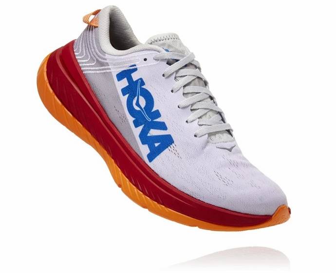 Hoka Carbon X Cestne Bezecke Topanky Damske Biele Červené | Slovensko-0832174