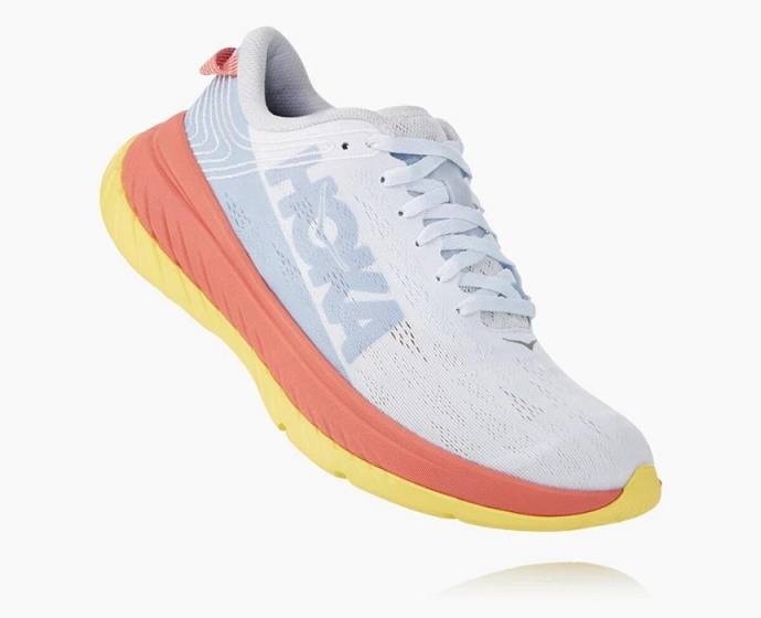 Hoka Carbon X Cestne Bezecke Topanky Damske Biele Koralove | Slovensko-3890645