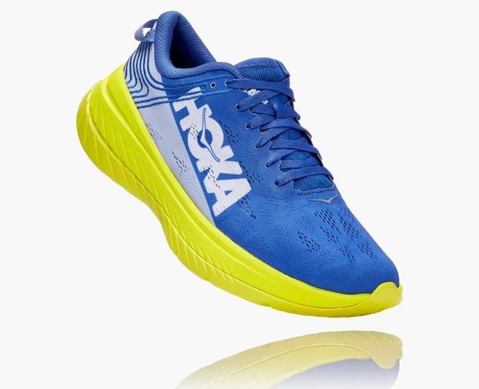 Hoka Carbon X Cestne Bezecke Topanky Panske Modre Zelene | Slovensko-2105436