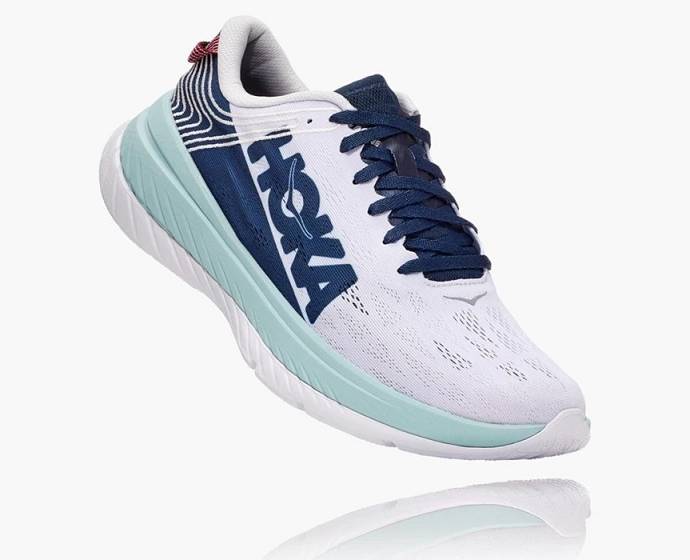 Hoka Carbon X Cestne Bezecke Topanky Panske Biele Modre | Slovensko-2951340