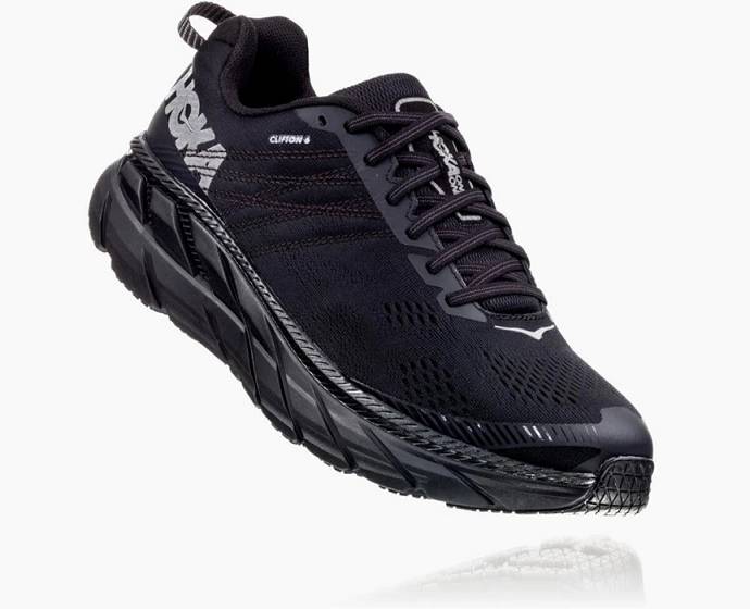 Hoka Clifton 6 Bezecke Topanky Panske Čierne | Slovensko-6938045