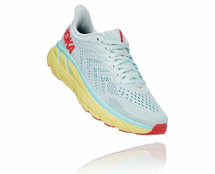 Hoka Clifton 7 Bezecke Topanky Damske Biele Koralove | Slovensko-5829613