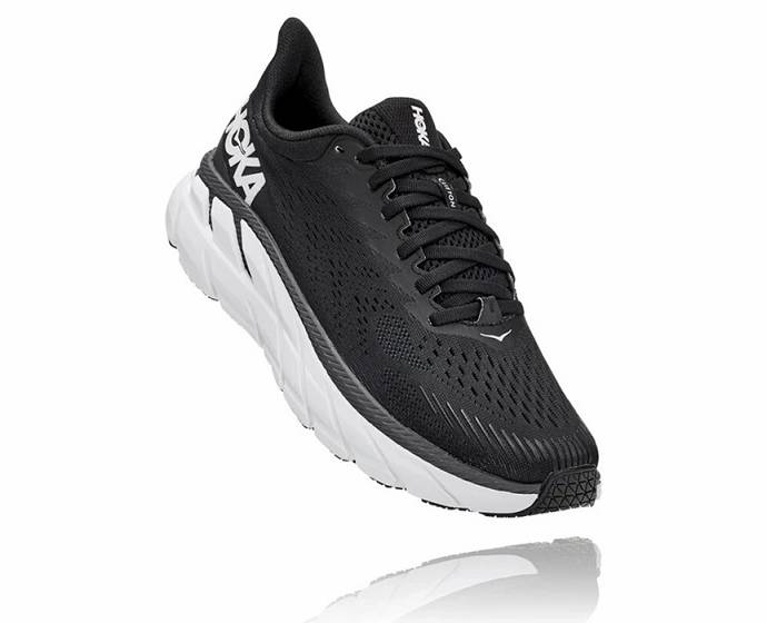 Hoka Clifton 7 Bezecke Topanky Damske Čierne Biele | Slovensko-5496138