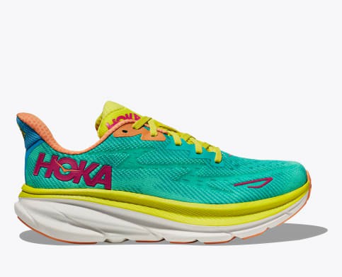 Hoka Clifton 9 Bezecke Topanky Damske Zelene Žlté | Slovensko-6875940