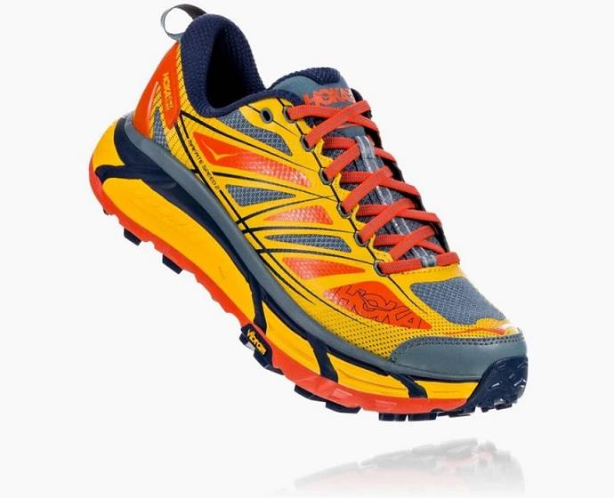 Hoka Mafate Speed 2 Trailove Bezecke Tenisky Panske Zlate Oranžové | Slovensko-4263879