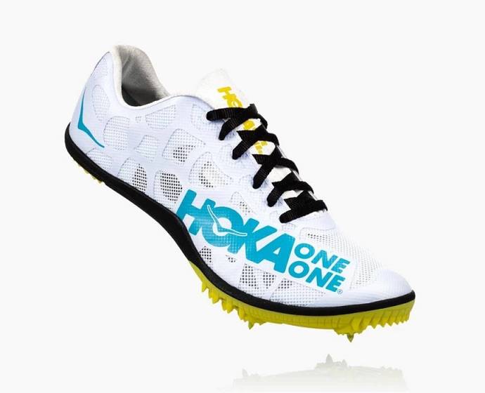 Hoka Rocket MD Topanky S Hrotmi Panske Biele | Slovensko-3218407