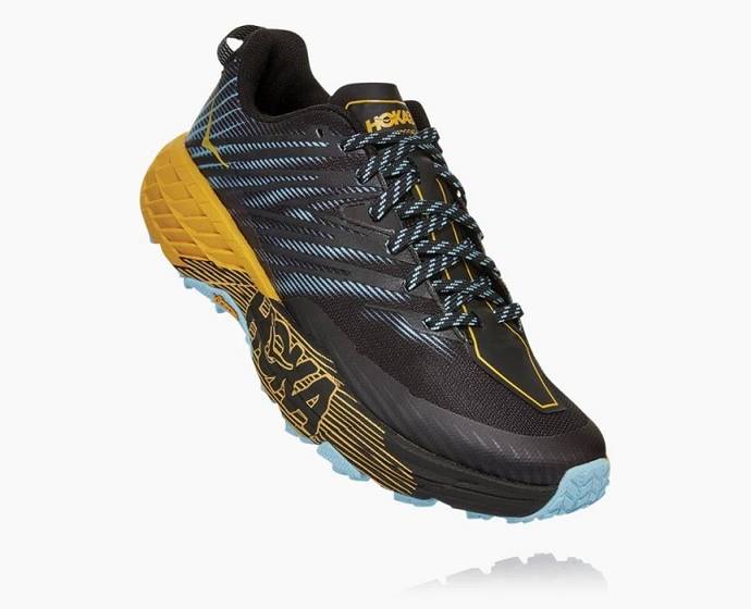 Hoka Speedgoat 4 Siroke Topanky Trailove Bezecke Tenisky Damske Čierne | Slovensko-0689753