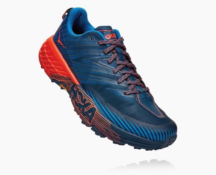 Hoka Speedgoat 4 Siroke Topanky Trailove Bezecke Tenisky Panske Modre | Slovensko-2051634