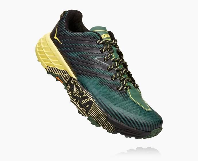 Hoka Speedgoat 4 Siroke Topanky Trailove Bezecke Tenisky Panske Zelene | Slovensko-5974801