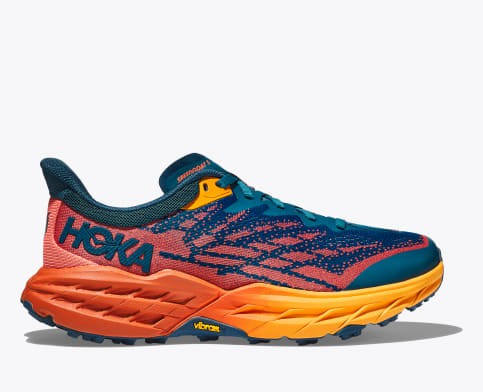 Hoka Speedgoat 5 Trailove Bezecke Tenisky Damske Modre Oranžové | Slovensko-3612549