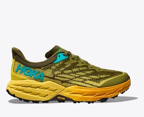 Hoka Speedgoat 5 Trailove Bezecke Tenisky Panske Tmavo Zelene Žlté | Slovensko-3820754