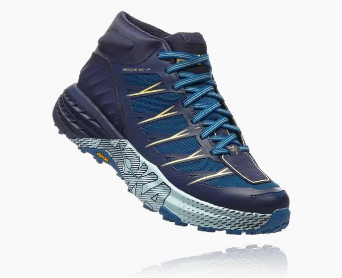 Hoka Speedgoat Stredne Nepremokave Trailove Bezecke Tenisky Damske Modre | Slovensko-7530928