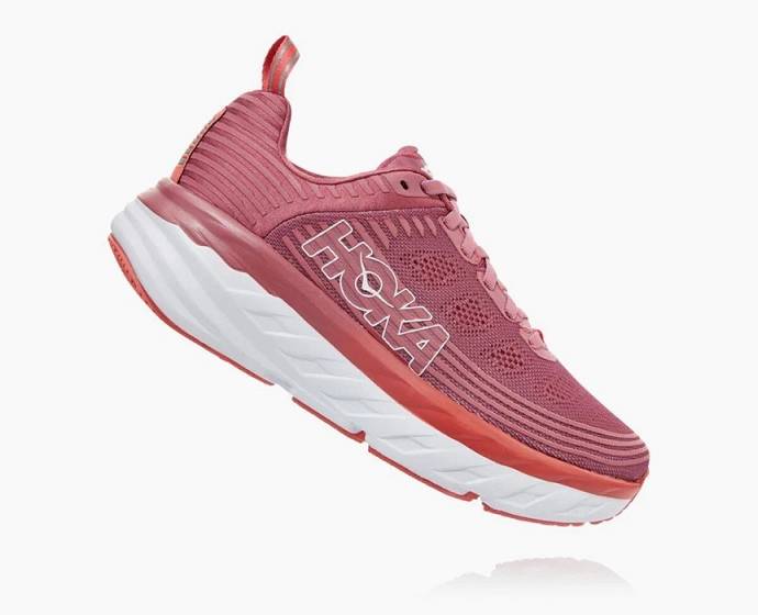 Hoka Bondi 6 Cestne Bezecke Topanky Damske Ruzove | Slovensko-2398506