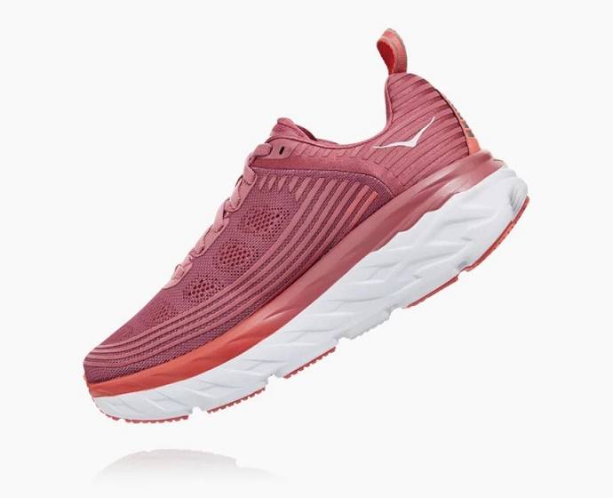 Hoka Bondi 6 Cestne Bezecke Topanky Damske Ruzove | Slovensko-2398506