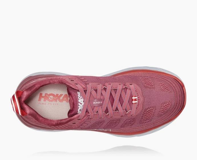 Hoka Bondi 6 Cestne Bezecke Topanky Damske Ruzove | Slovensko-2398506