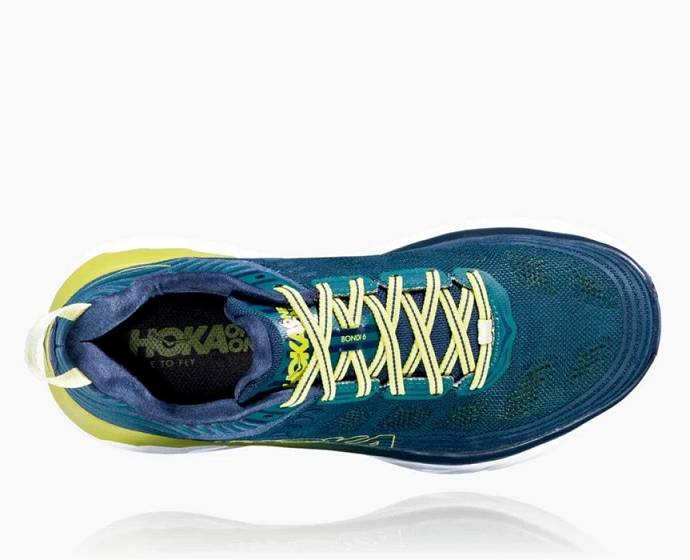 Hoka Bondi 6 Siroke Topanky Cestne Bezecke Topanky Panske Zelene | Slovensko-2385901