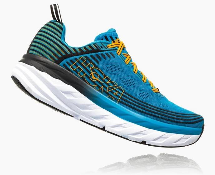 Hoka Bondi 6 Siroke Topanky Cestne Bezecke Topanky Panske Modre | Slovensko-5379128