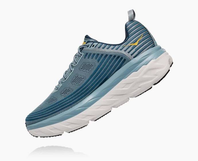 Hoka Bondi 6 Siroke Topanky Cestne Bezecke Topanky Panske Svetlo Modre | Slovensko-8726159