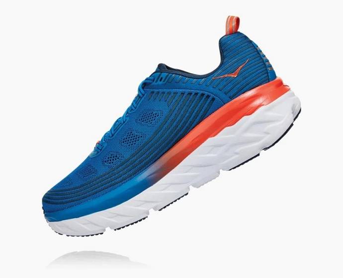 Hoka Bondi 6 Siroke Topanky Cestne Bezecke Topanky Panske Modre | Slovensko-8742503