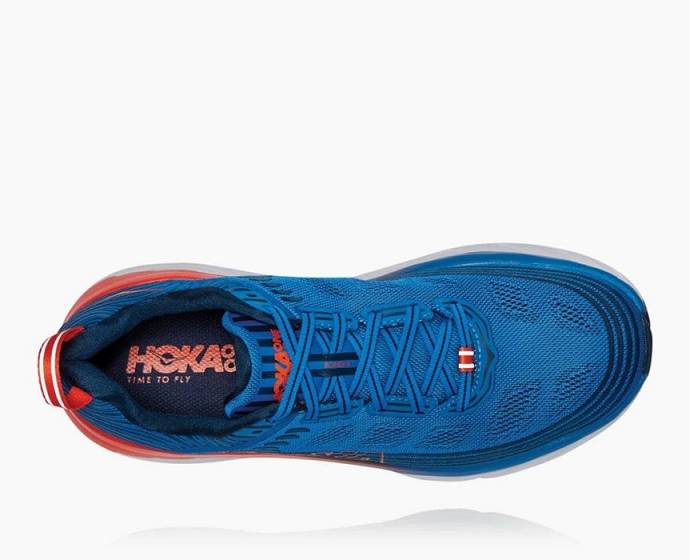 Hoka Bondi 6 Siroke Topanky Cestne Bezecke Topanky Panske Modre | Slovensko-8742503