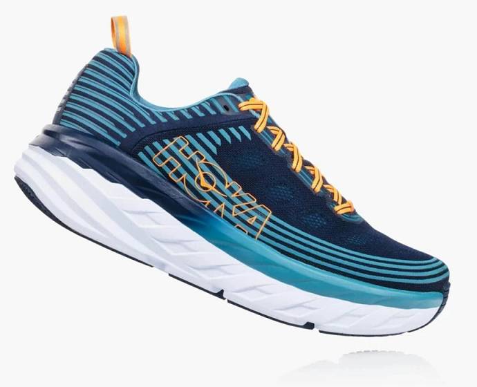 Hoka Bondi 6 Siroke Topanky Cestne Bezecke Topanky Panske Modre | Slovensko-9458137