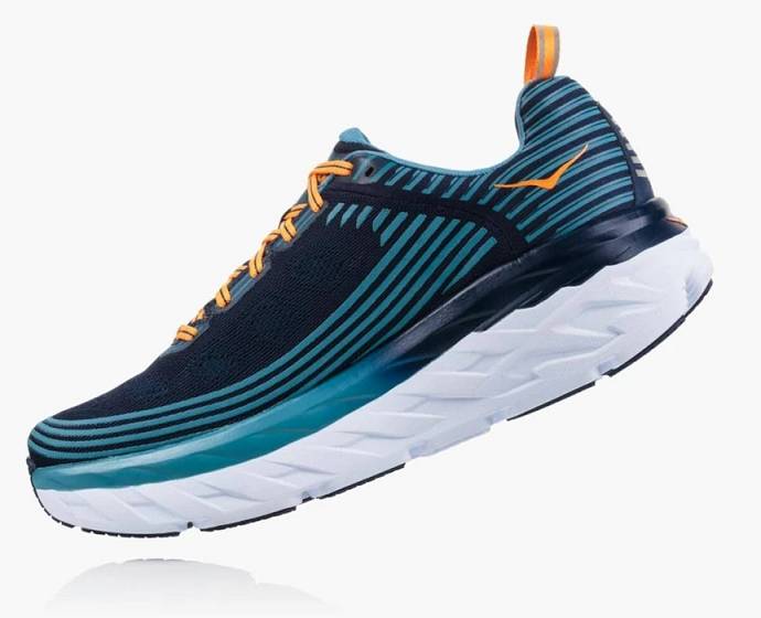 Hoka Bondi 6 Siroke Topanky Cestne Bezecke Topanky Panske Modre | Slovensko-9458137