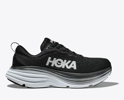 Hoka Bondi 8 Bezecke Topanky Panske Čierne Biele | Slovensko-9864075