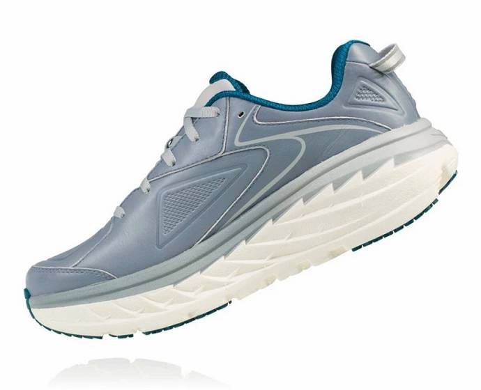 Hoka Bondi Kozene Vychadzkove Topanky Damske Modre | Slovensko-6053249