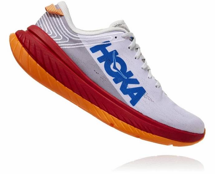 Hoka Carbon X Cestne Bezecke Topanky Damske Biele Červené | Slovensko-0832174