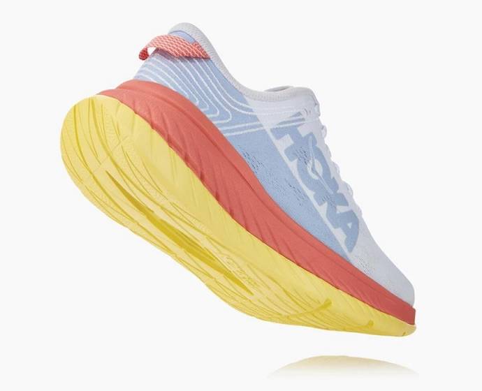 Hoka Carbon X Cestne Bezecke Topanky Damske Biele Koralove | Slovensko-3890645