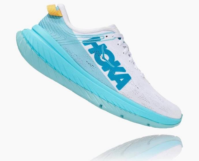 Hoka Carbon X Cestne Bezecke Topanky Damske Biele Hnedožltý | Slovensko-9401285