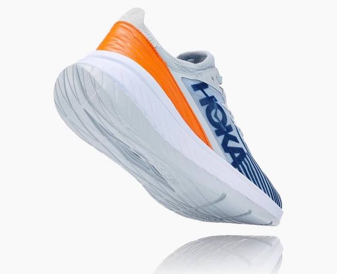 Hoka Carbon X Cestne Bezecke Topanky Panske Biele Modre | Slovensko-4281367