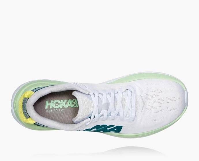 Hoka Carbon X Cestne Bezecke Topanky Panske Biele Zelene | Slovensko-9647503