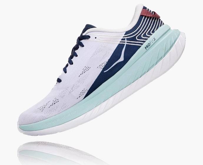 Hoka Carbon X Vychadzkove Topanky Panske Biele Modre | Slovensko-1267958