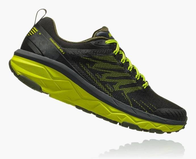 Hoka Challenger ATR 5 Siroke Topanky Trailove Bezecke Tenisky Panske Zelene Čierne | Slovensko-2948576