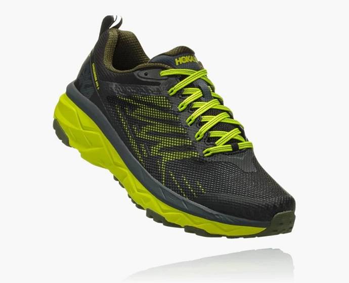 Hoka Challenger ATR 5 Siroke Topanky Trailove Bezecke Tenisky Panske Zelene Čierne | Slovensko-2948576