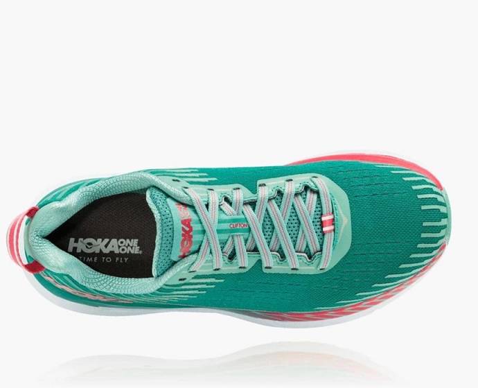 Hoka Clifton 5 Cestne Bezecke Topanky Damske Zelene | Slovensko-1543682