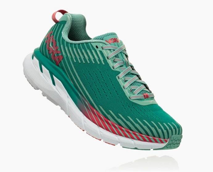 Hoka Clifton 5 Cestne Bezecke Topanky Damske Zelene | Slovensko-1543682