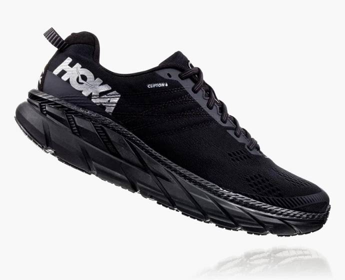 Hoka Clifton 6 Bezecke Topanky Panske Čierne | Slovensko-6938045