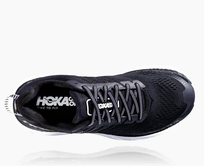 Hoka Clifton 6 Bezecke Topanky Panske Čierne Biele | Slovensko-9607542