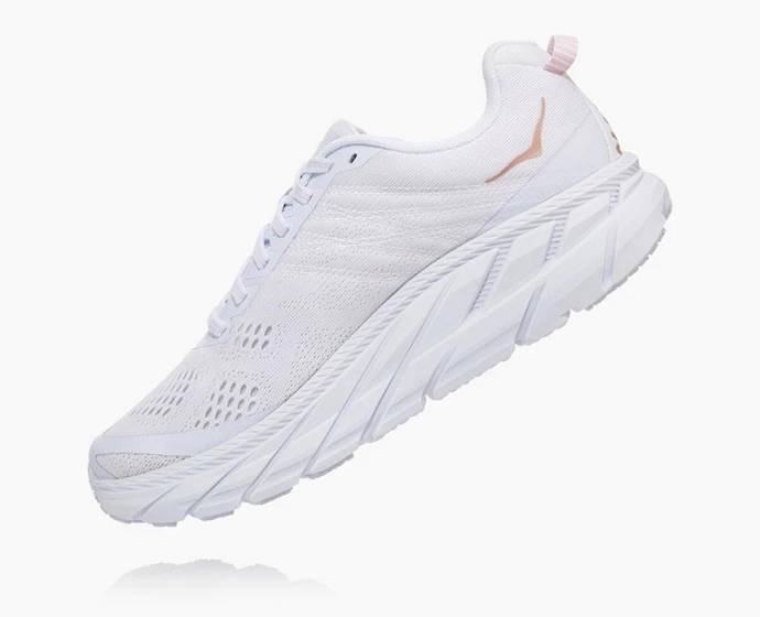 Hoka Clifton 6 Cestne Bezecke Topanky Damske Biele | Slovensko-0438976