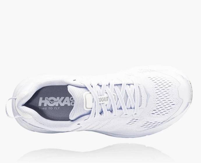 Hoka Clifton 6 Siroke Topanky Cestne Bezecke Topanky Panske Biele | Slovensko-5974216