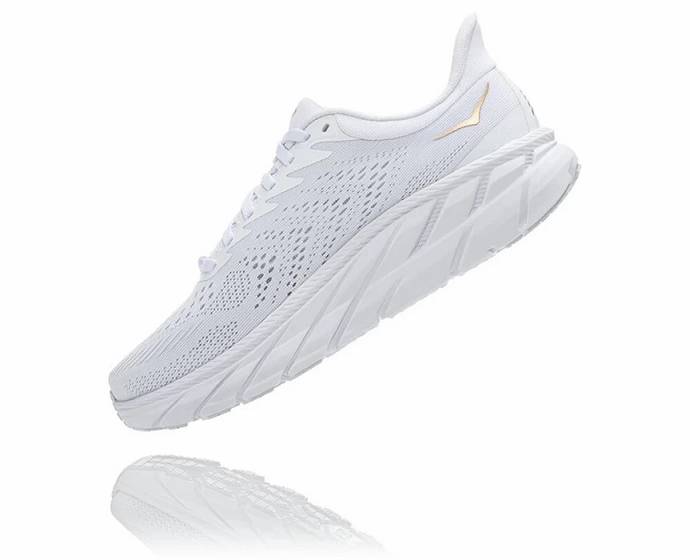 Hoka Clifton 7 Cestne Bezecke Topanky Panske Biele | Slovensko-6248370