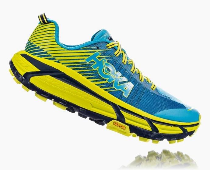 Hoka EVO Mafate 2 Trailove Bezecke Tenisky Panske Modre Žlté | Slovensko-0973846