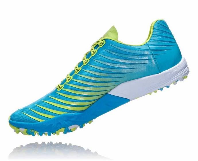 Hoka EVO XC Spikeless Topanky S Hrotmi Panske Modre Zelene | Slovensko-2683097