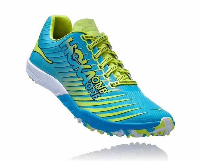 Hoka EVO XC Spikeless Topanky S Hrotmi Panske Modre Zelene | Slovensko-2683097